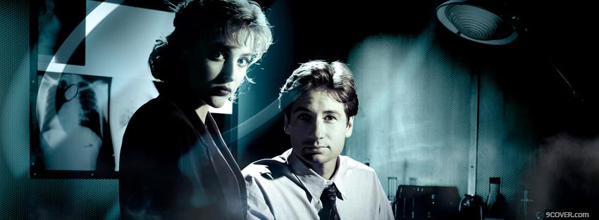 Photo gilian anderson and david duchovny x files Facebook Cover for Free