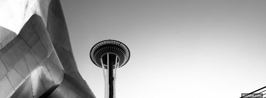 Photo seattle space needle Facebook Cover for Free