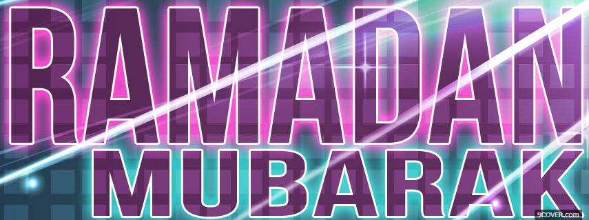 Photo Ramadan 2013 mubarak Facebook Cover for Free