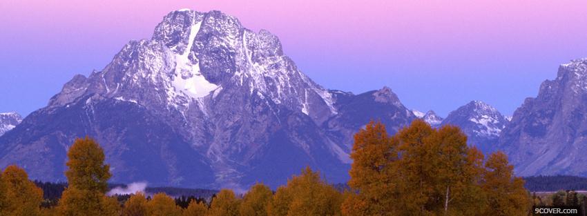 Photo grand tetons national park Facebook Cover for Free