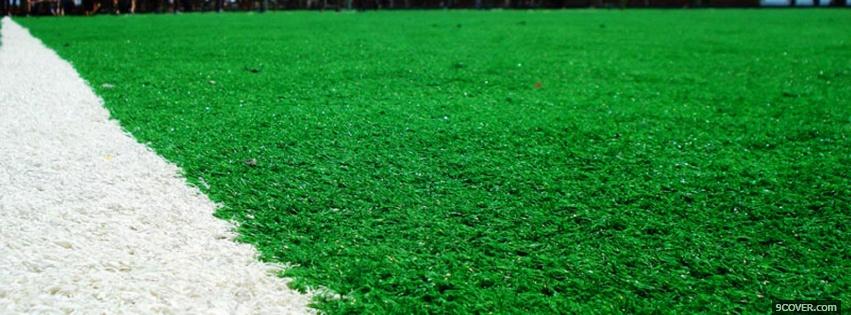 Photo green grass nature Facebook Cover for Free