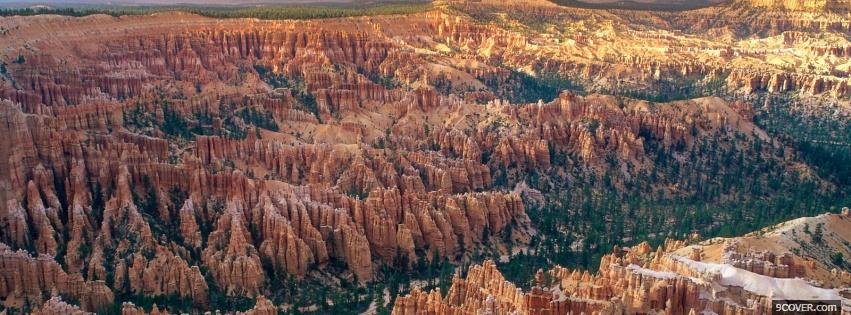 Photo national park nature Facebook Cover for Free