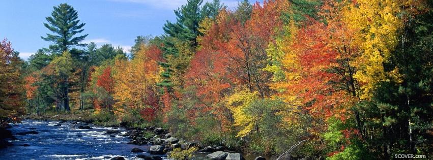 Photo new england nature Facebook Cover for Free