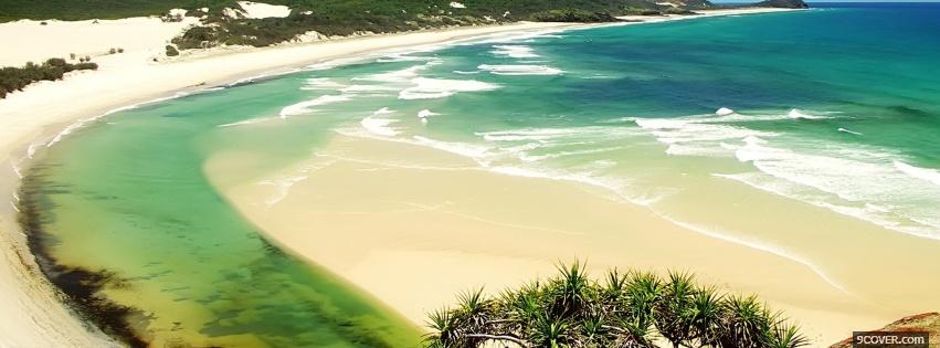 Photo indian beach nature Facebook Cover for Free