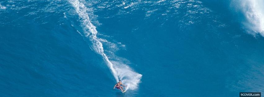 Photo surfing nature Facebook Cover for Free