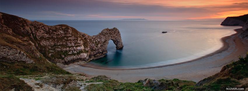 Photo durdle door nature Facebook Cover for Free