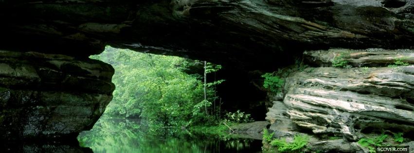 Photo pickett state park nature Facebook Cover for Free