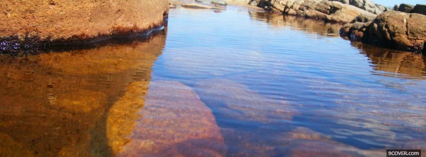 Photo water surface nature Facebook Cover for Free