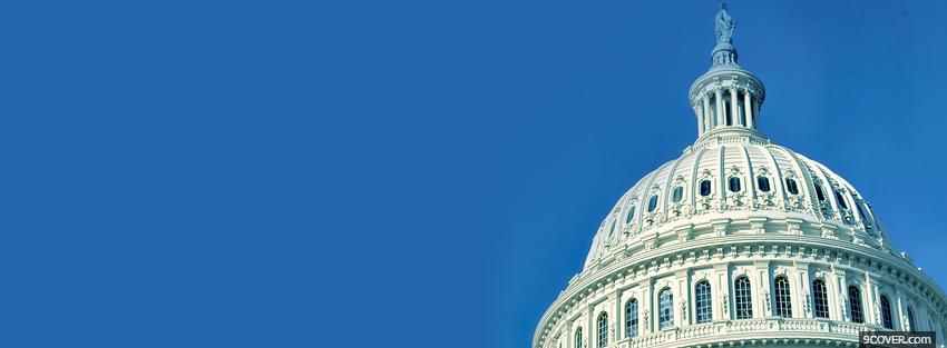 Photo capitol building sky nature Facebook Cover for Free