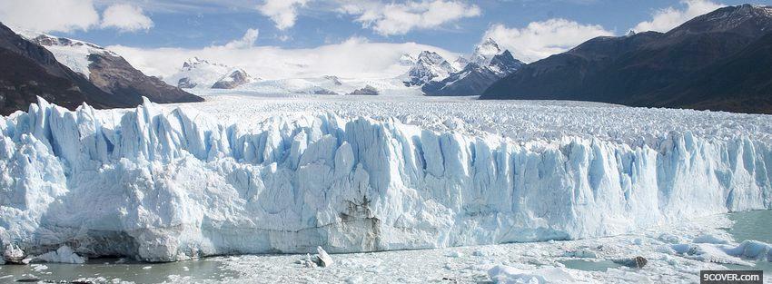 Photo perito moreno glacier nature Facebook Cover for Free