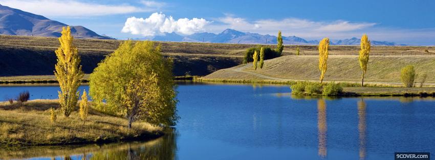 Photo water landscape nature Facebook Cover for Free