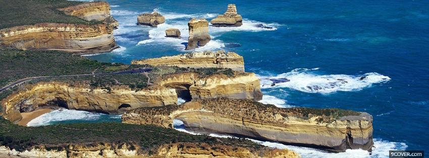 Photo shipwreck coast australia nature Facebook Cover for Free
