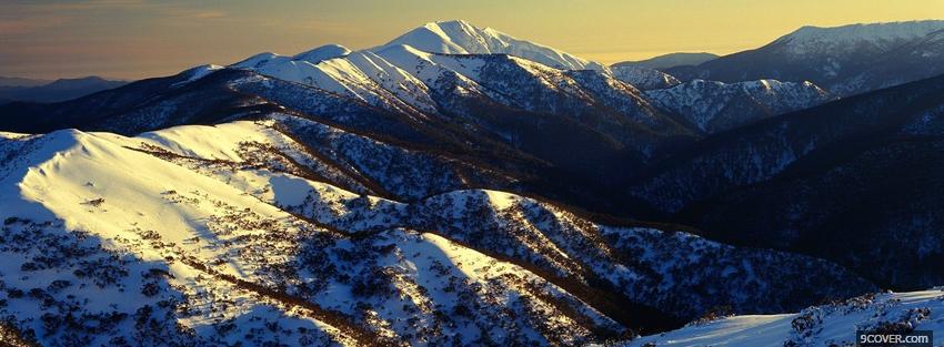 Photo alpine national park nature Facebook Cover for Free
