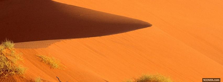 Photo vaste desert nature Facebook Cover for Free