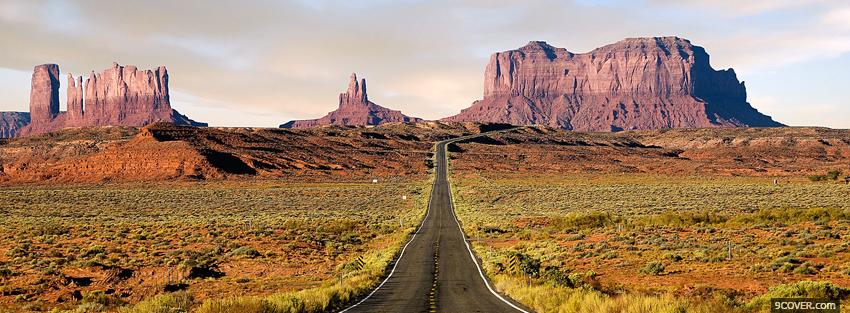 Photo deserted pathway nature Facebook Cover for Free