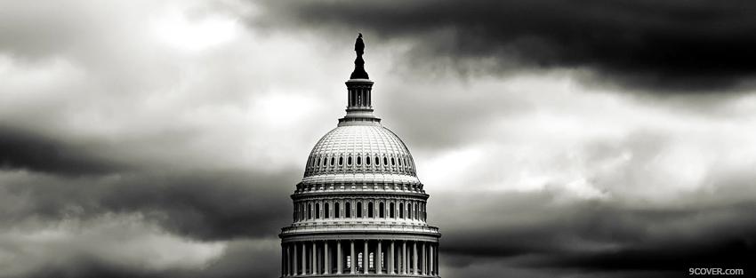 Photo united states capitol Facebook Cover for Free