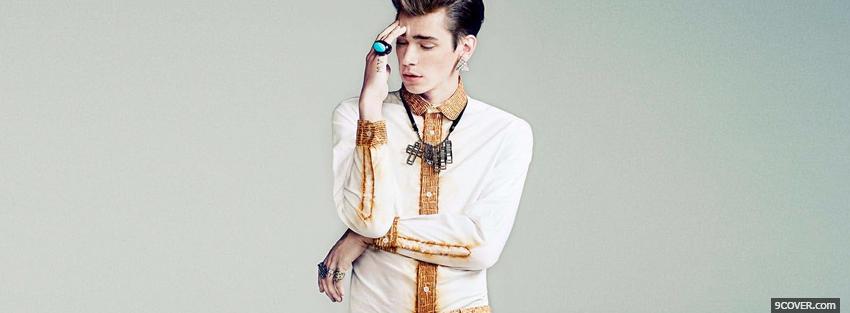 Photo men jewelry fashion Facebook Cover for Free