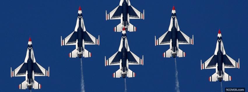 Photo dayton air show airplane Facebook Cover for Free