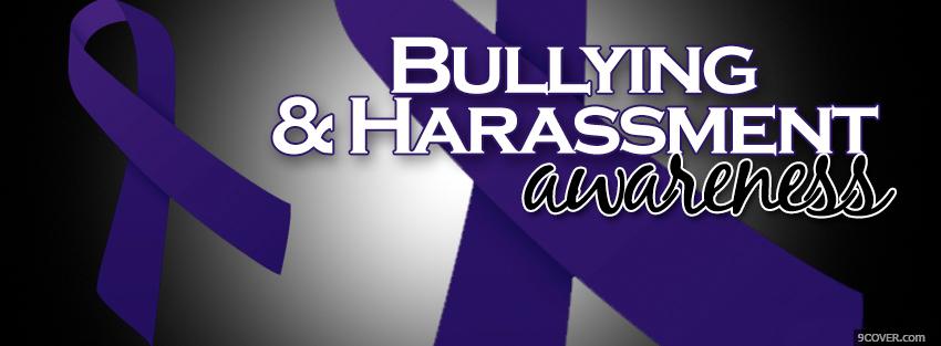Photo bullying and harassment awareness Facebook Cover for Free