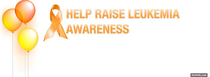 Photo help raise leukemia awareness Facebook Cover for Free
