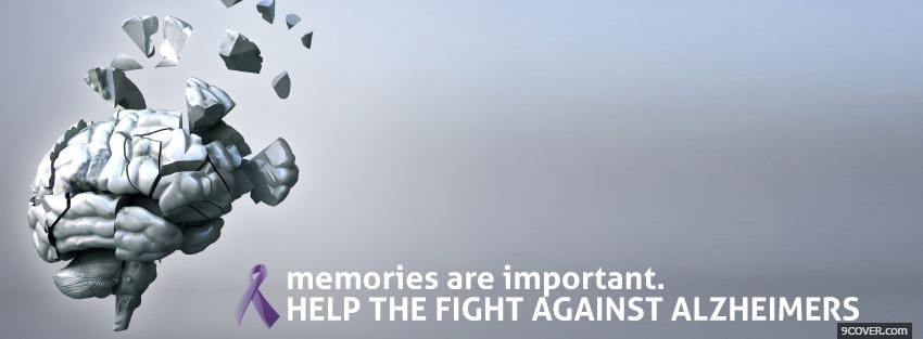 Photo fight against alzheimers Facebook Cover for Free