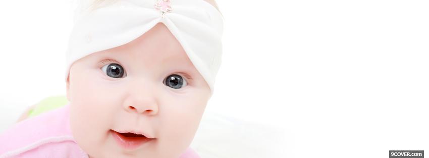 Photo baby face Facebook Cover for Free