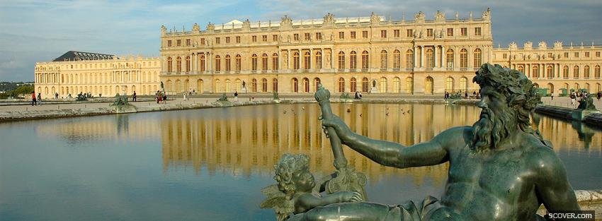 Photo versailles palace castle Facebook Cover for Free