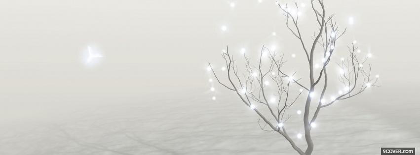 Photo christmas winter day Facebook Cover for Free