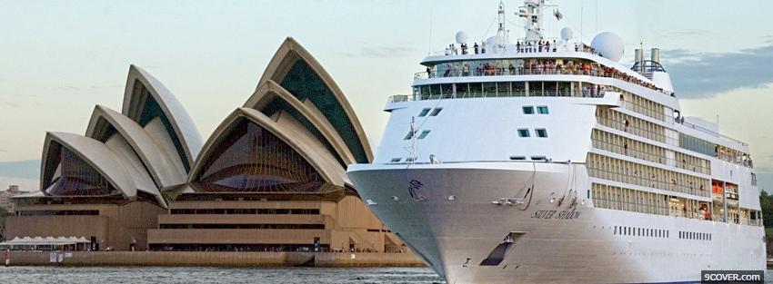 Photo city austrialia cruise Facebook Cover for Free