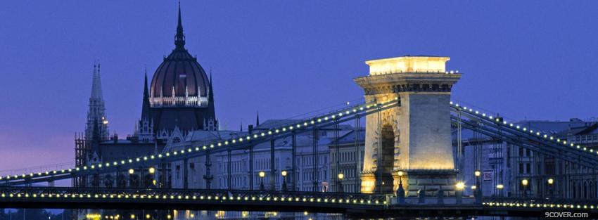 Photo budapest hungary city Facebook Cover for Free
