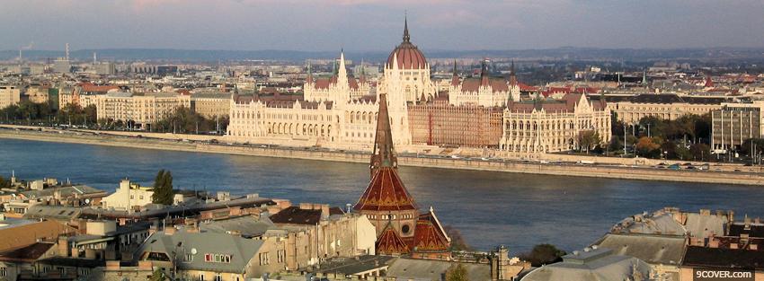 Photo city budapest Facebook Cover for Free