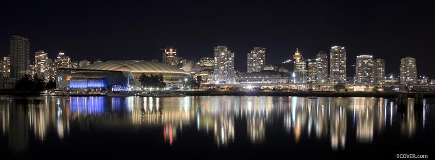 Photo vancouver cityscape  Facebook Cover for Free