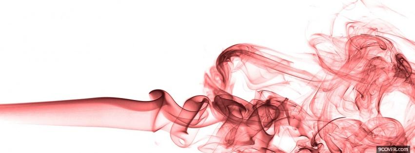 Photo pink smoke creative Facebook Cover for Free