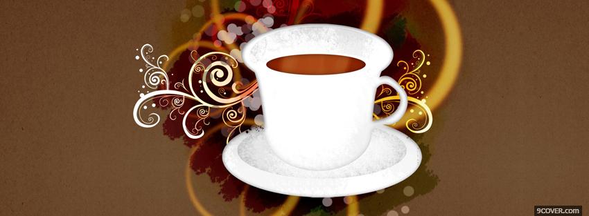 Photo hot chocolat creative Facebook Cover for Free