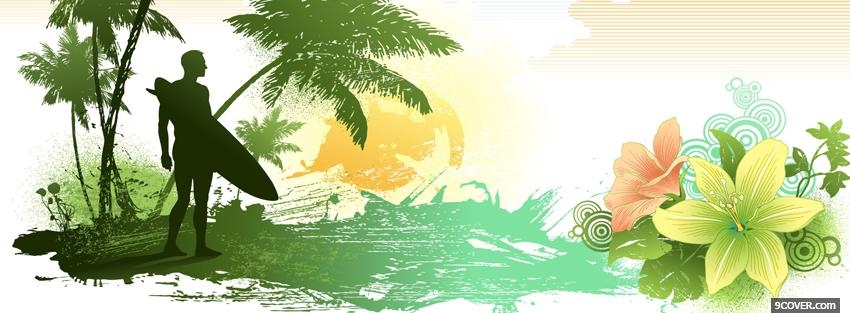 Photo land in paradise creative Facebook Cover for Free