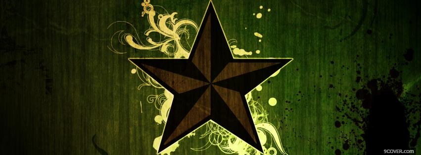 Photo creative star Facebook Cover for Free