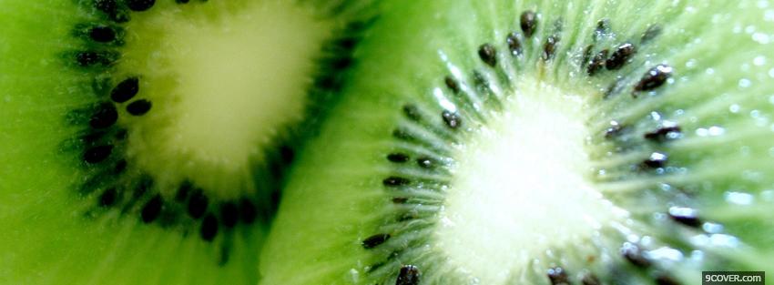 Photo tasty kiwi pieces Facebook Cover for Free