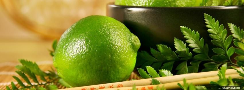 Photo zesty lime food Facebook Cover for Free
