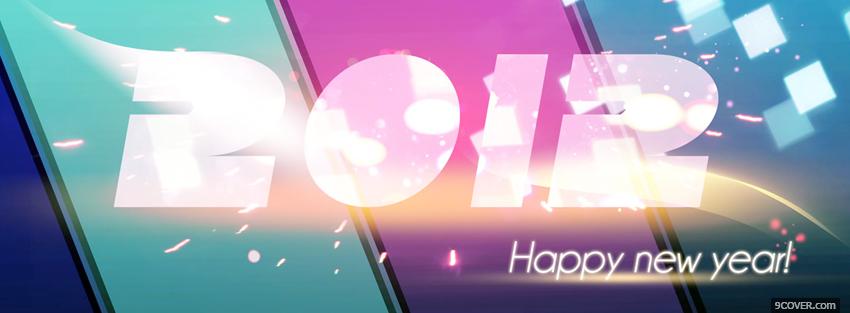 Photo big new year holiday Facebook Cover for Free