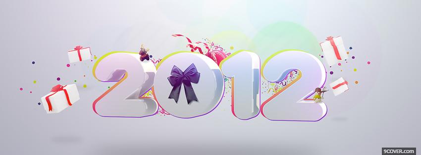 Photo new year 2012 holiday Facebook Cover for Free