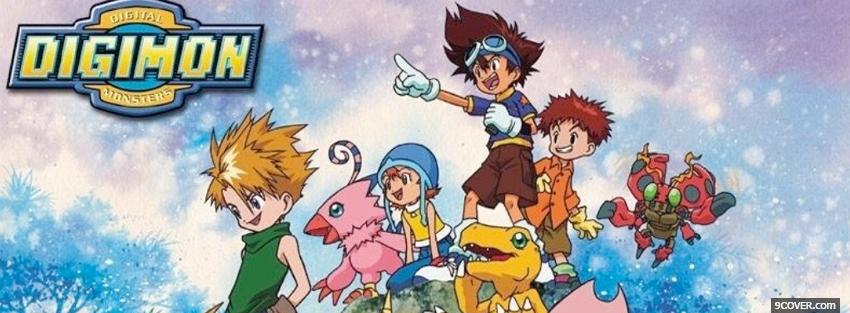 Photo digimon manga Facebook Cover for Free