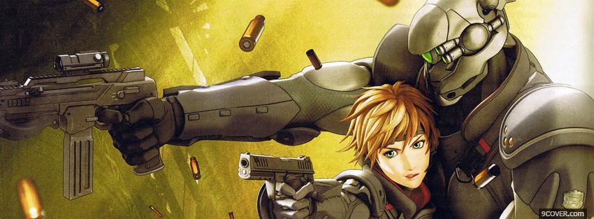 Photo appleseed ex machina manga Facebook Cover for Free