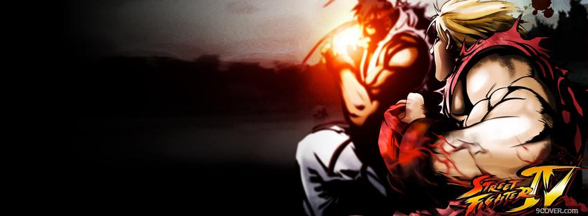 Photo super street fighter 4 manga Facebook Cover for Free