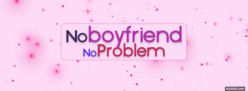 Photo no problem quotes Facebook Cover for Free