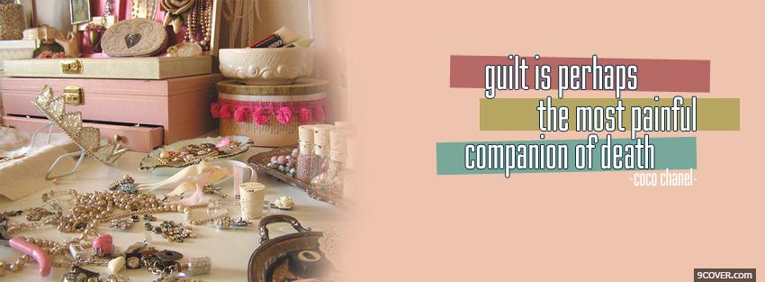 Photo guilt death companion quotes Facebook Cover for Free