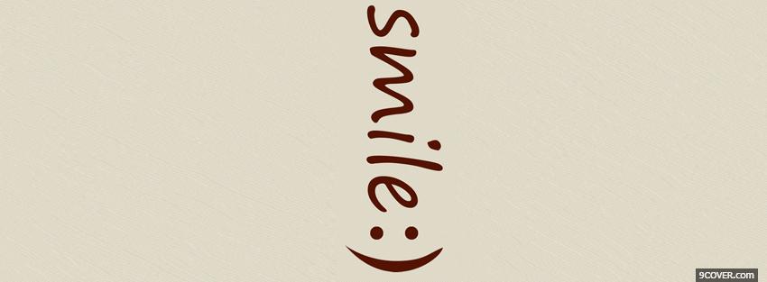 Photo smile quotes Facebook Cover for Free