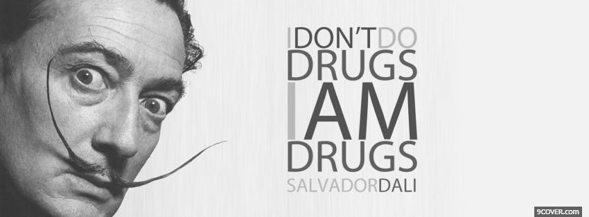 Photo dont do drugs quotes Facebook Cover for Free