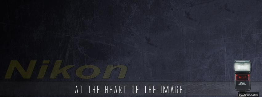 Photo heart of the image quotes Facebook Cover for Free