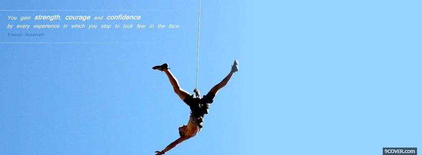 Photo strength courage confidence Facebook Cover for Free