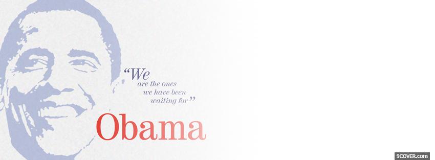 Photo obama quotes Facebook Cover for Free